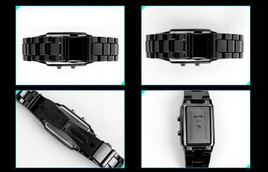 Unisex вахта СИД 3D подгонял черный wristwatch цифров сплава
