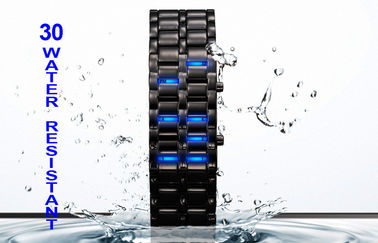 Wristwatch СИД цифров воды упорный, вахта самураев утюга человека
