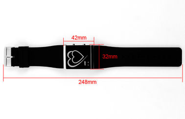 Вахта зеркала backlight EL пар типа сердца Wristwatch СИД цифров