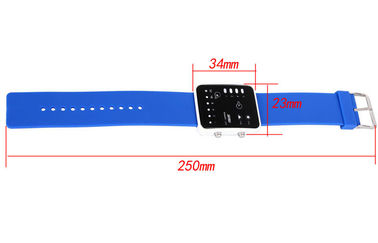 Розовые вахты Binary backlight EL wristwatch СИД цифров силикона