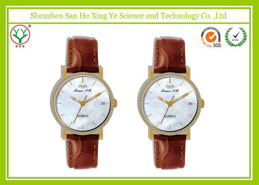 Кварц Movt Японии wristwatch людей студня диаманта роскошный с планкой Брайна