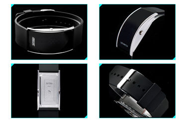 Unisex упорная воды ATM wristwatch 3 СИД цифров диапазона PU