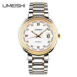 вахта кварца нержавеющей стали случая 43mm, wristwatch твердых стекол 50M водоустойчивый