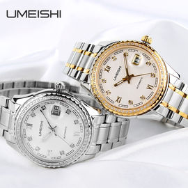 вахта кварца нержавеющей стали случая 43mm, wristwatch твердых стекол 50M водоустойчивый