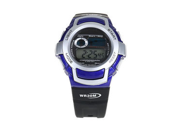 Стильные дети перечисляя случай ABS дисплея времени LCD wristwatch спорта цифров