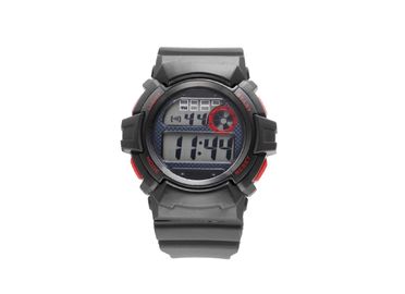 Вахта спорта LCD черного движения Японии водоустойчивый с backlight EL/случаем ABS