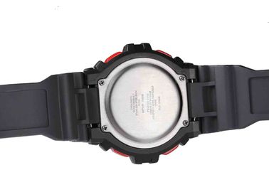 Вахта спорта LCD черного движения Японии водоустойчивый с backlight EL/случаем ABS