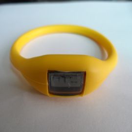 Цветастый изготовленный на заказ вахта диапазона силикона, шагомер вахты Wristband силиконовой резины Кристмас