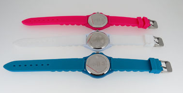 Вахта промотирования стороны подросткового вахты Wristband силикона роз красного малый круглый для девушок
