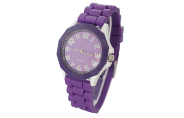 Вахта движения кварца планки силикона 3 ATM, wristwatch силы батареи