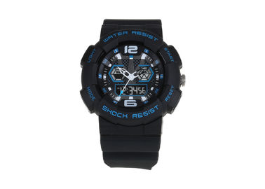 Wristwatch дисплея воды 30 m упорный двойным подгонянный спортом электронный