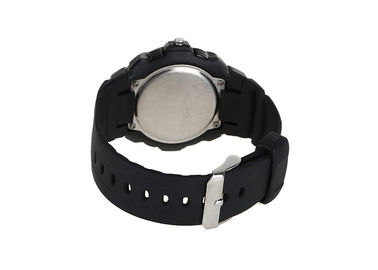 Чернота случай задней части нержавеющей стали Wristwatch 30 цифров спорта СИД m водоустойчивый