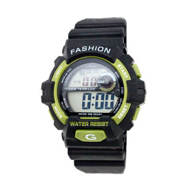 Напольный взрослый черный wristwatch цифров планки 24 системы часа, упорной воды