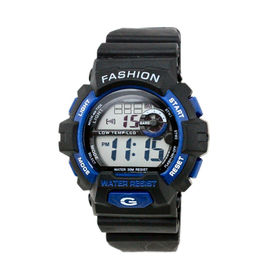 Напольный взрослый черный wristwatch цифров планки 24 системы часа, упорной воды
