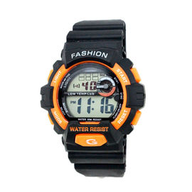 Напольный взрослый черный wristwatch цифров планки 24 системы часа, упорной воды