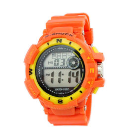 Профессионал wristwatch дам цифров цветастого диапазона PVC многофункциональный