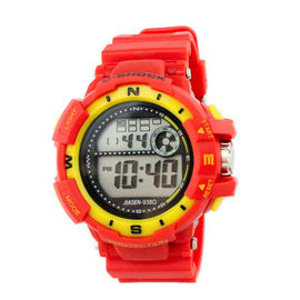 Профессионал wristwatch дам цифров цветастого диапазона PVC многофункциональный