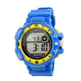 Профессионал wristwatch дам цифров цветастого диапазона PVC многофункциональный