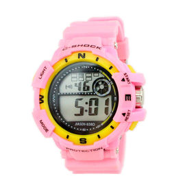 Профессионал wristwatch дам цифров цветастого диапазона PVC многофункциональный